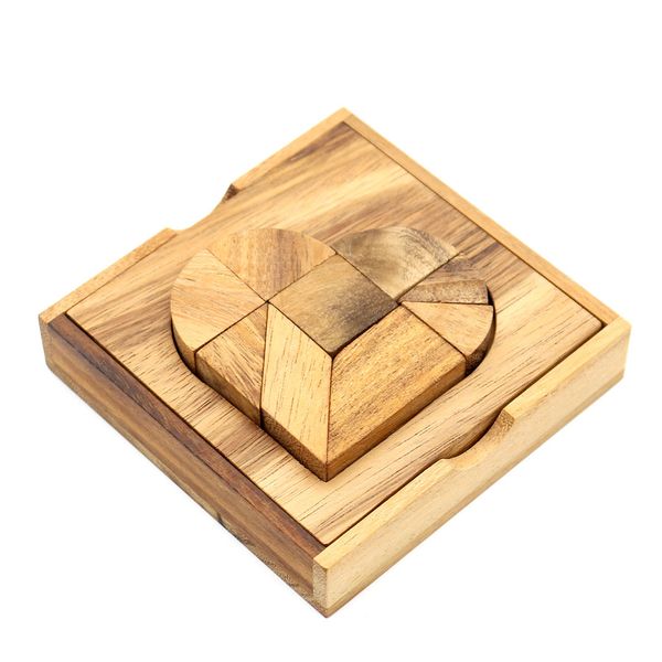 Hovedbilde Tangram knust hjerte IQ-nøtt