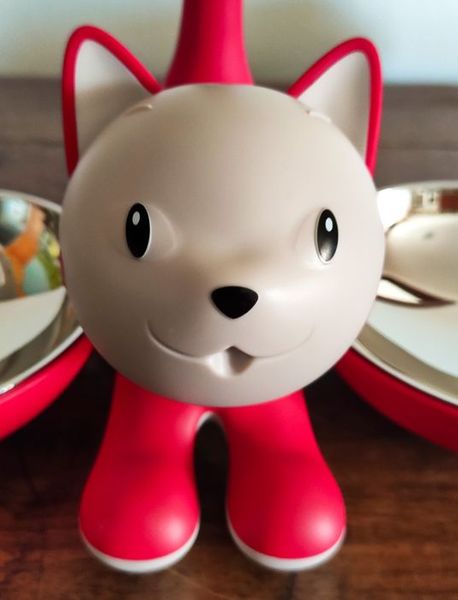 Hovedbilde Alessi - Tigrito - Katteskål - rød