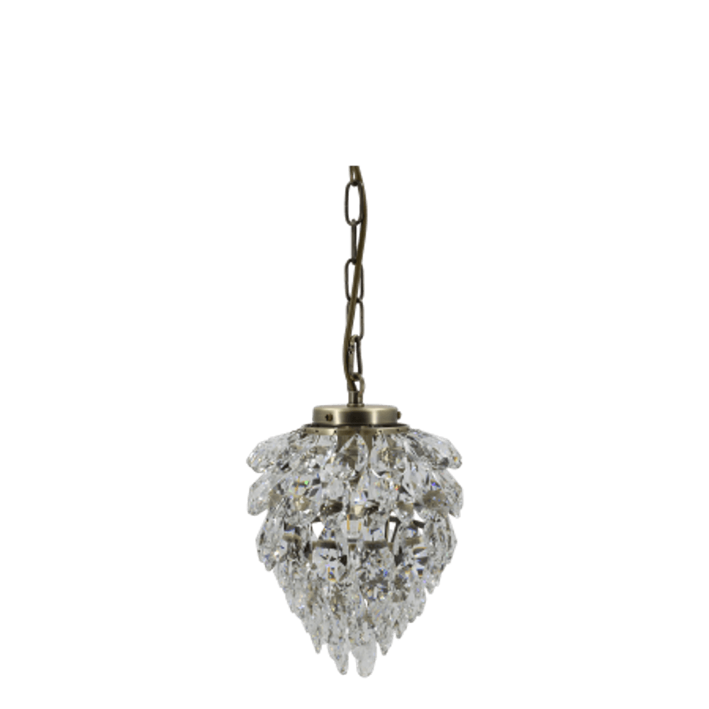 Versailles lysekrone dråpe med glassprismer fra Chique Antique