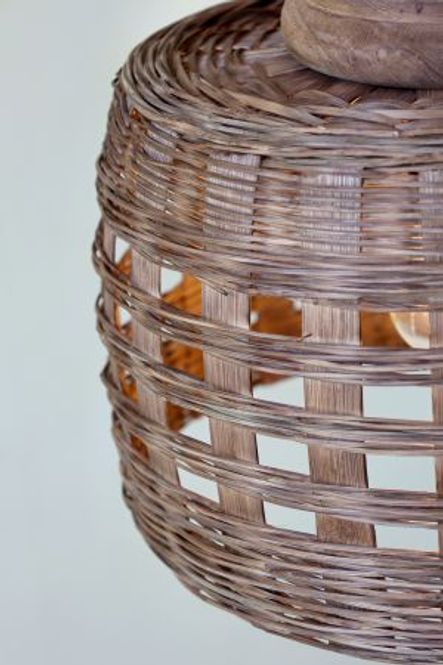 Hovedbilde Lampe i flettet rattan fra Chique Antique