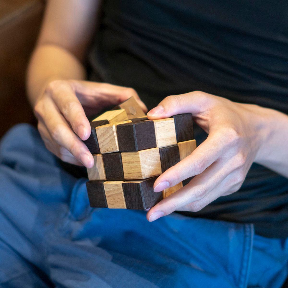 Slange kube IQ-nøtt