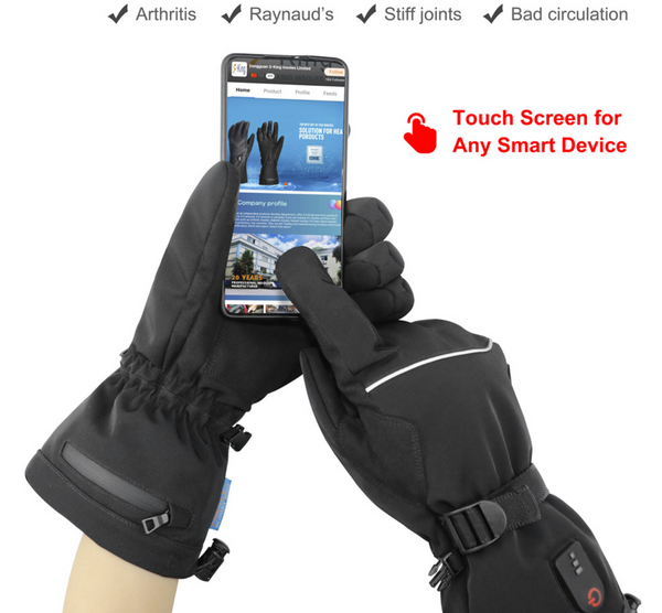 Hovedbilde Varmehansker Dr. Warm - Oppladbare - Varme hender i timesvis