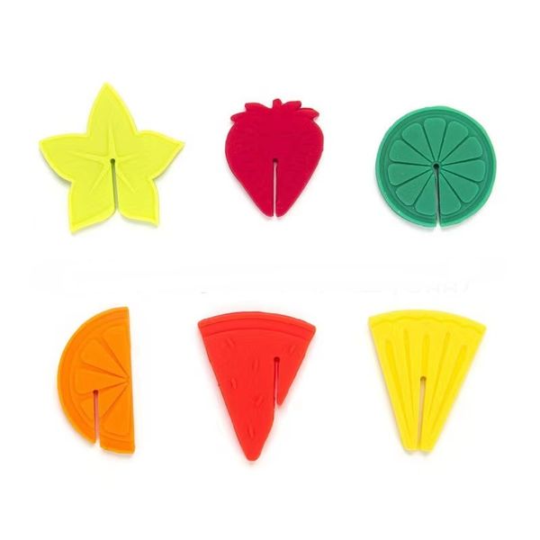 Hovedbilde Glassmarkør Frukt 6 stk