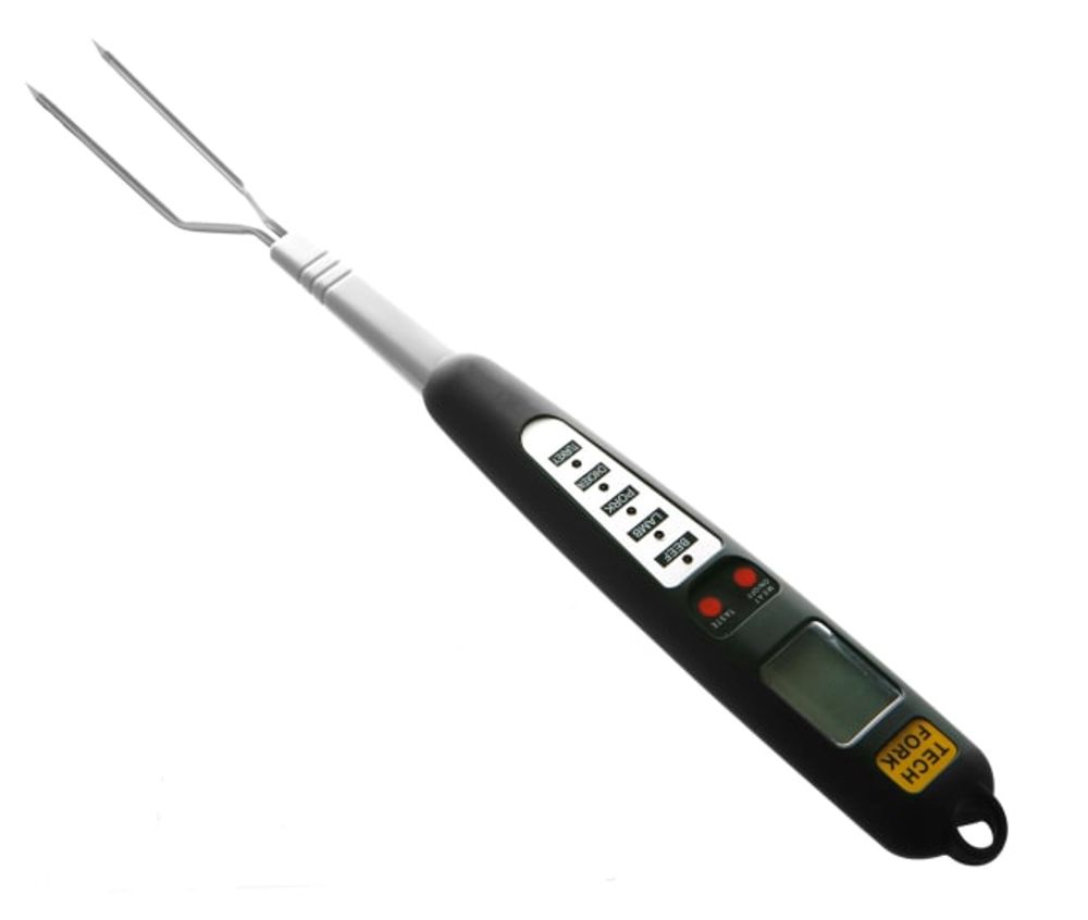 Stekegaffel med termometer