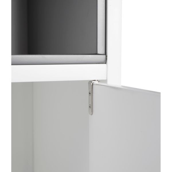 Hovedbilde Kommode med 2 skap og 2 rom 60x40x75 cm hvit