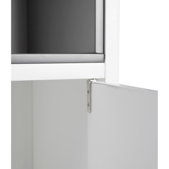 Hovedbilde Kommode med 2 skap og 2 rom 60x40x75 cm hvit