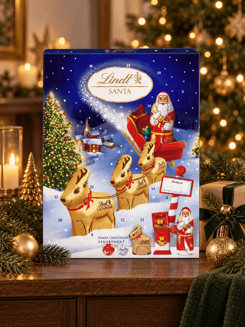 Hovedbilde Lindt santa julekalender 160 g