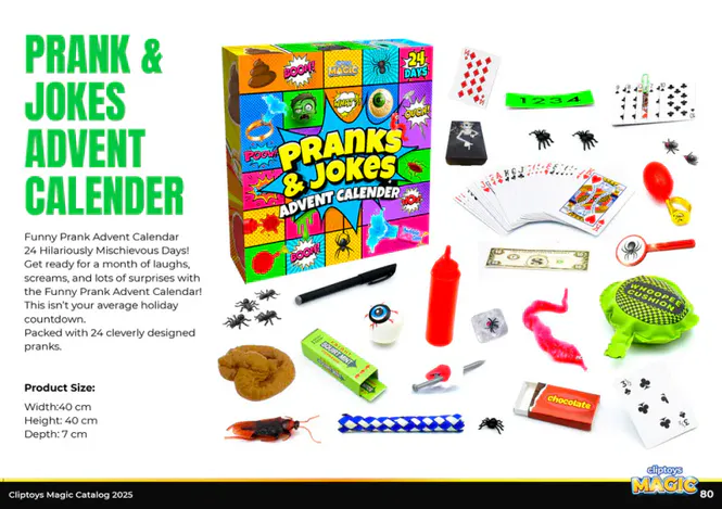 Hovedbilde Pranks & Jokes Adventskalender