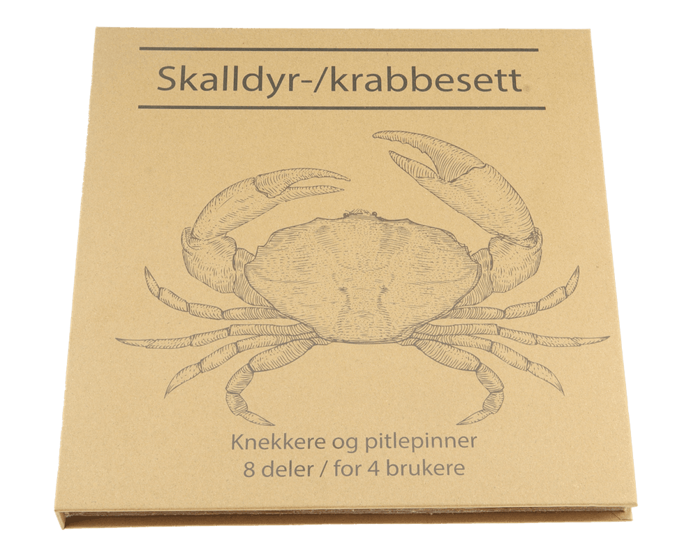 Ekslusivt krabbesett / skalldysett i for 4 personer