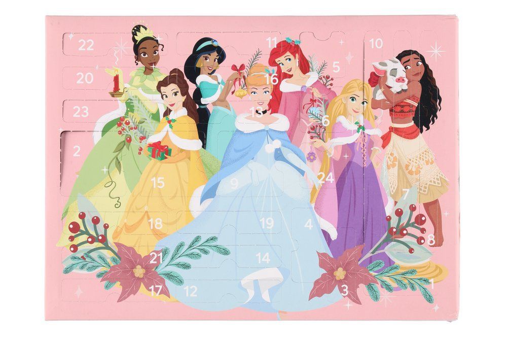 Disney Prinsesse julekalender fylt med tegnesaker