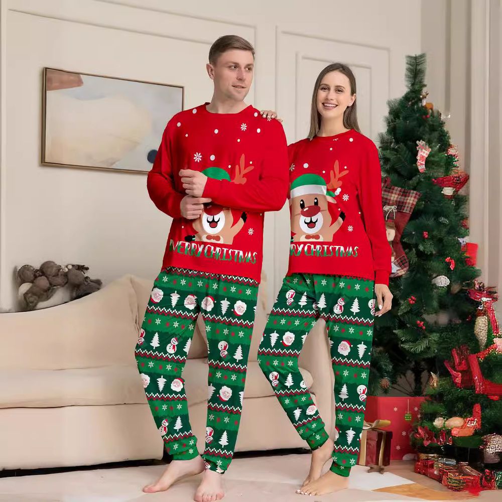 Julepyjamas barn Merry Christmas - Match hele familien