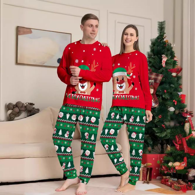 Hovedbilde Julepyjamas dame Merry Christmas - Match hele familien