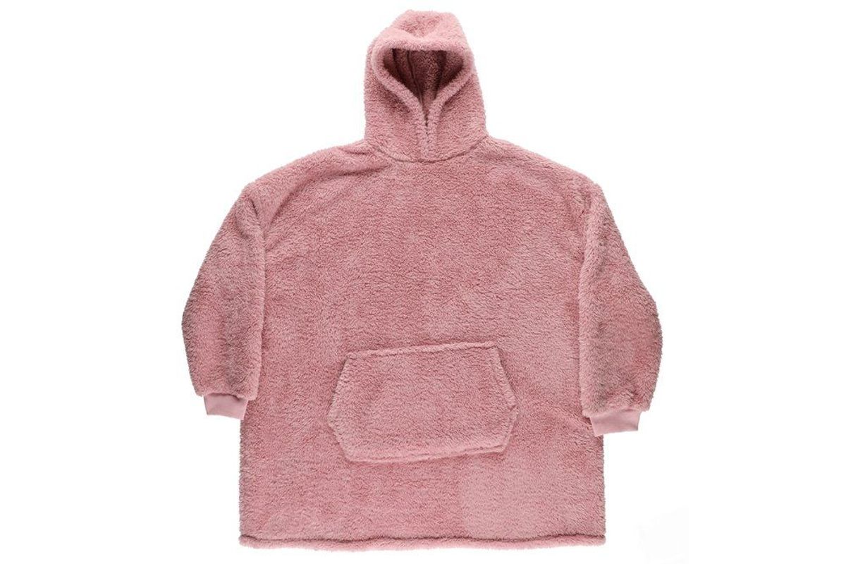 Oversized hoodie teppe - Junior - Rosa