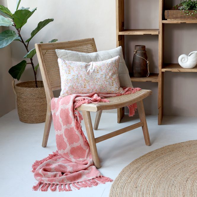 Hovedbilde Loungestol med flettet sete og rygg fra Chic Antique