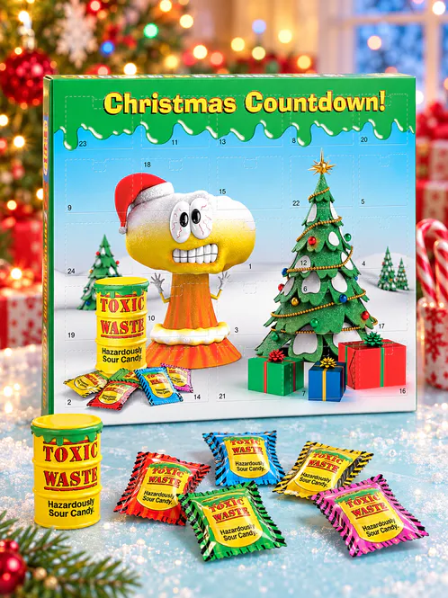 Hovedbilde Toxic Waste Julekalender 75g