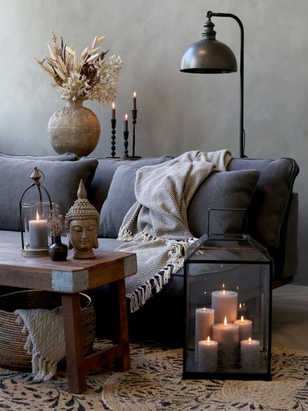 Hovedbilde Sofa med 5 puter fra Chic Antique H78/L200/B97 cm