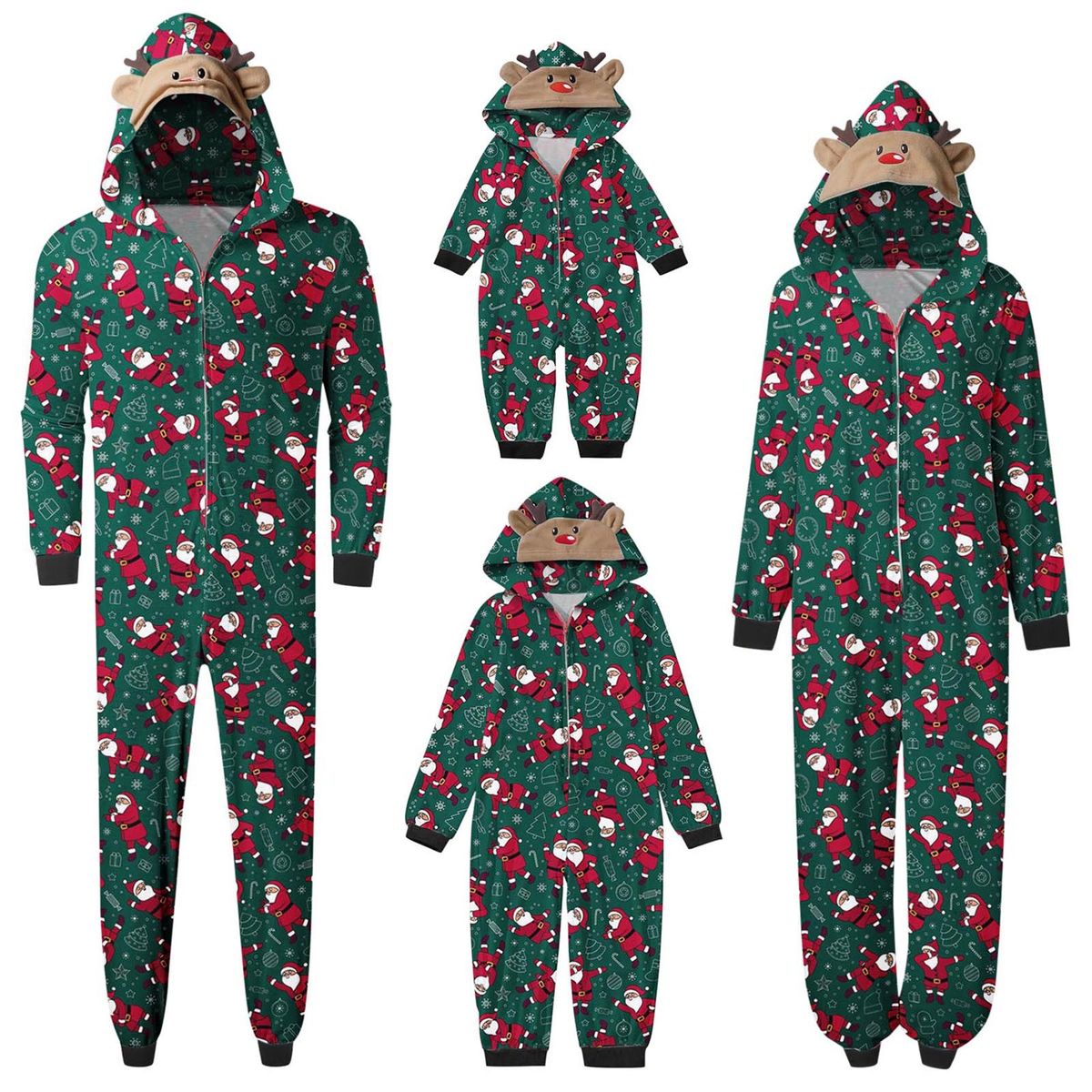 Julepyjamas jumpsuit Nisse herre - Match hele familien