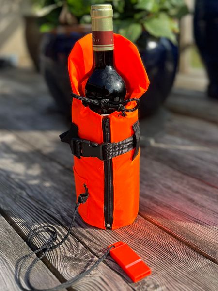 Hovedbilde Redningsvest til vinflasken - Kjøl ned vinen i vannet