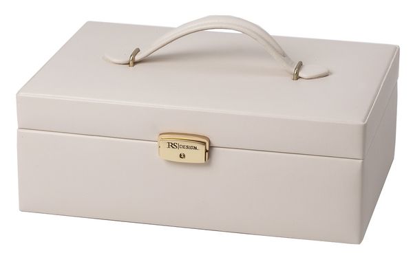 Hovedbilde Smykkeskrin til bunadsølv  Kittfarget