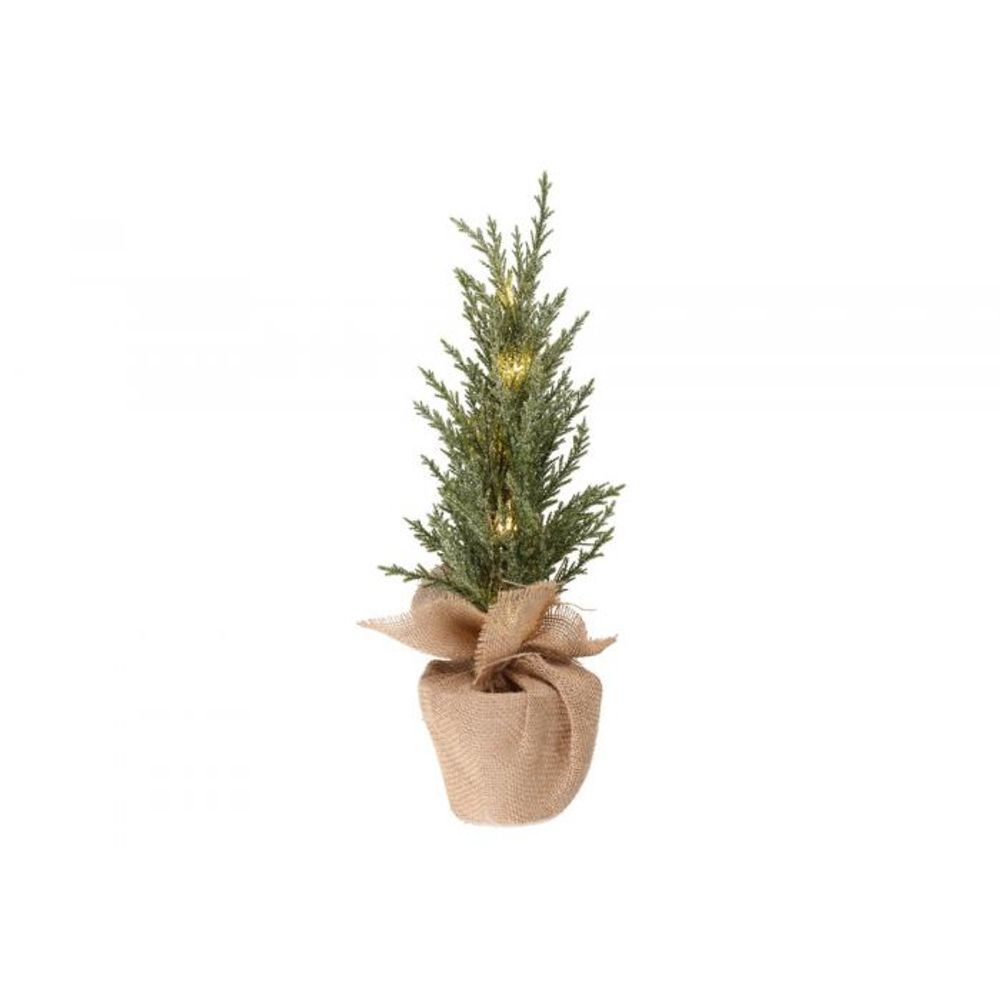 Juletre med 8 LED lys -  48 cm