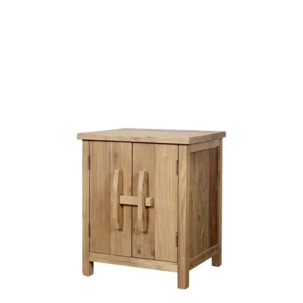 Hovedbilde Skap med 2 dører og hyller - Fra Chic Antique.