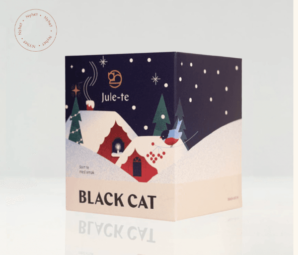 Bilde av Te Jule-te i pyramideposer fra Black Cat