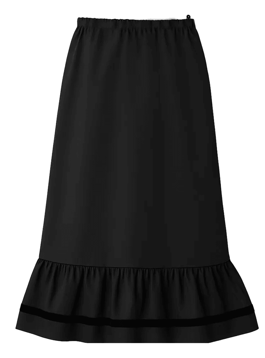 Sort underskjørt til bunad fra Sølje