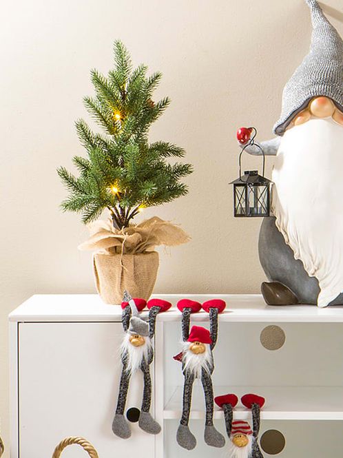 Hovedbilde Juletre med 8 LED lys -  48 cm