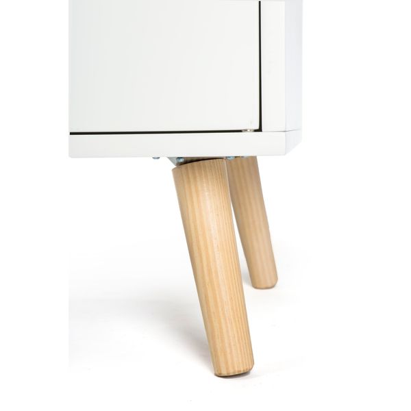 Hovedbilde Kommode med 2 skap og 2 rom 60x40x75 cm hvit