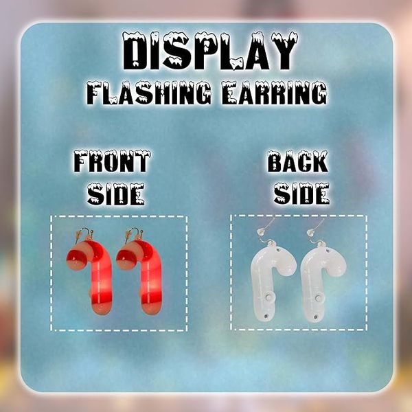 Hovedbilde Ørepynt lysende sukkerstang