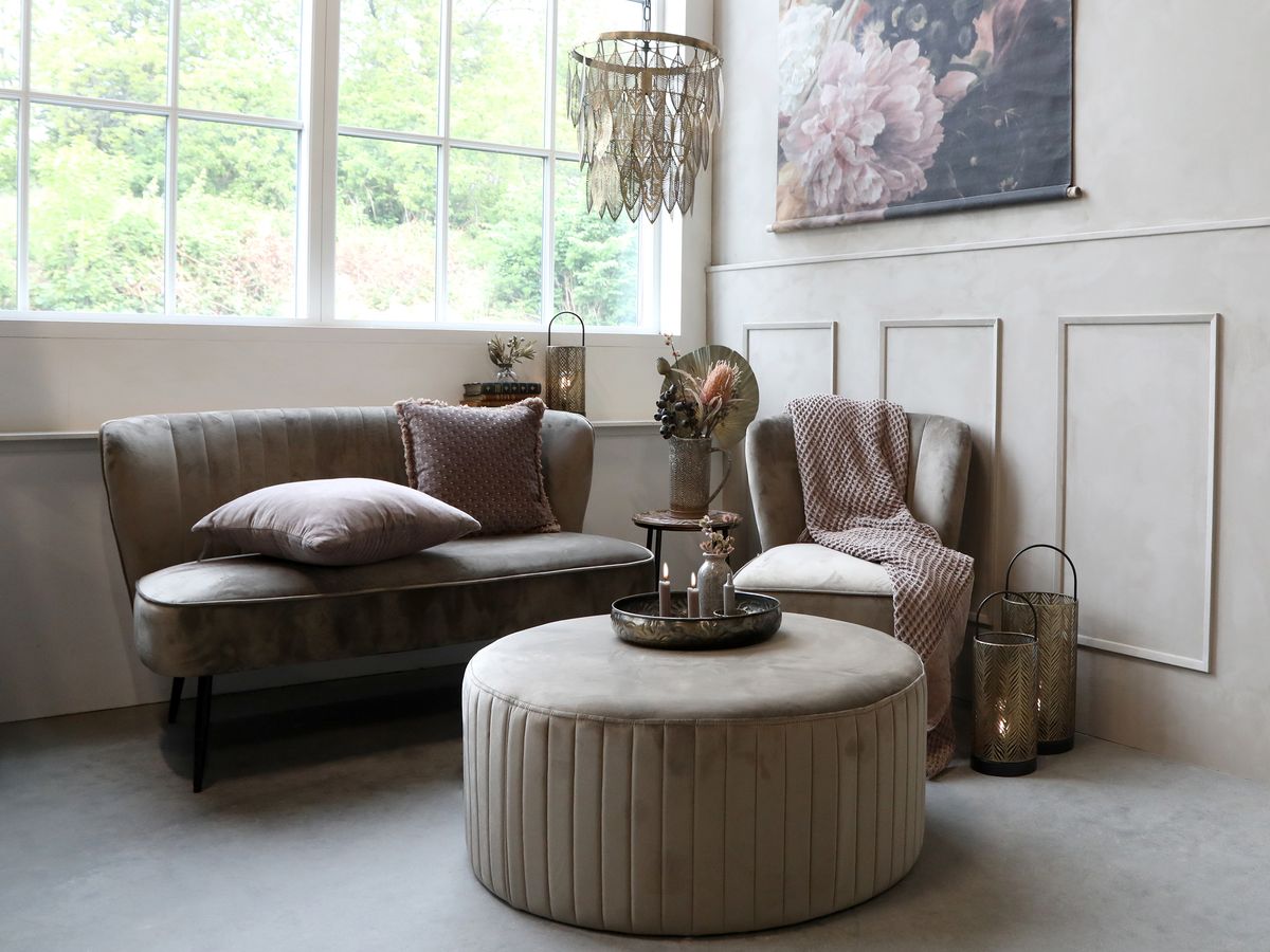 Marat sofa velour fra Chic Antique H79/L127/B65 cm