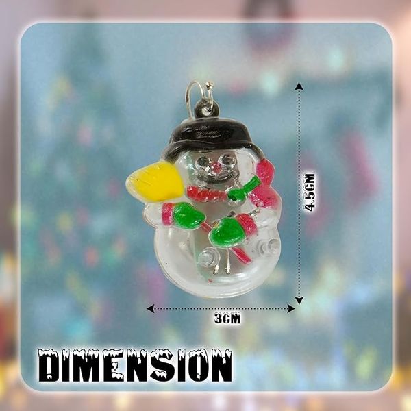 Hovedbilde Ørepynt lysende snømann