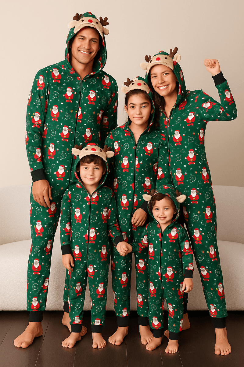 Julepyjamas jumpsuit Nisse dame - Match hele familien