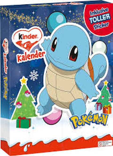 Hovedbilde Kinder sjokolade Pokemon Julekalender 198g