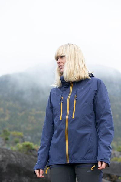 Hovedbilde Knappen Teknisk 3 lags jakke til dame Blå