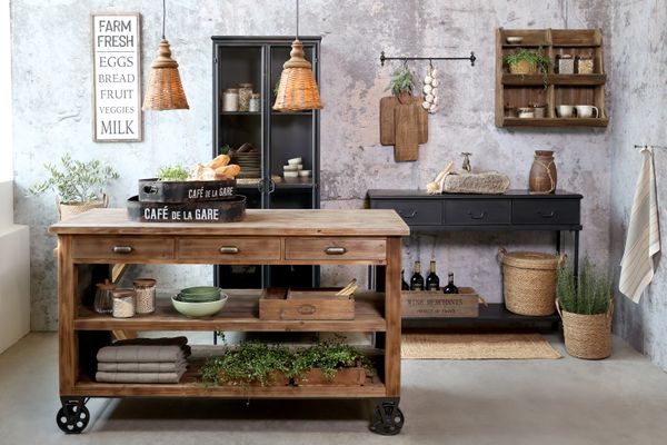 Hovedbilde Kjøkkenøy på hjul fra Chic Antique