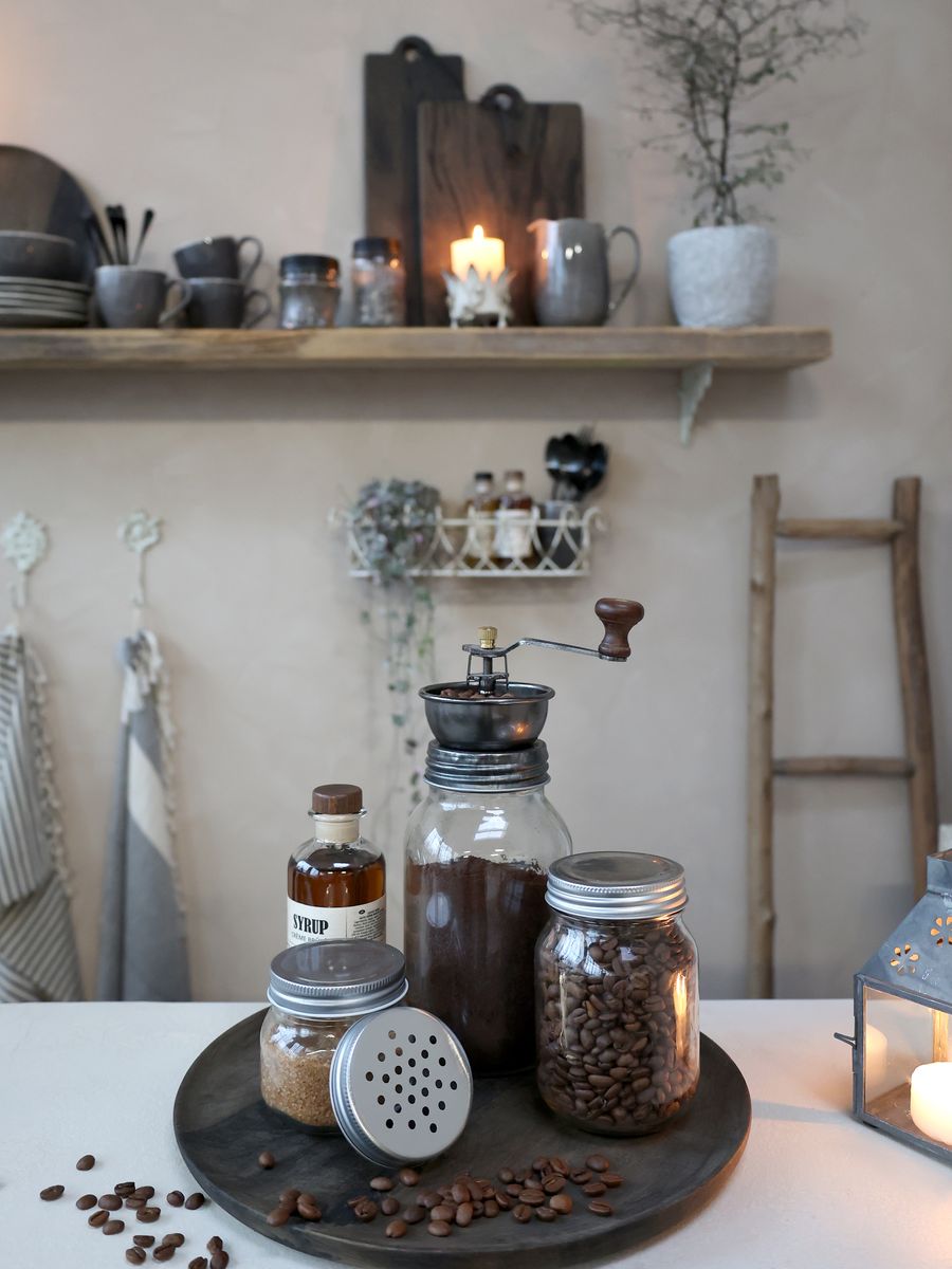Kaffekvern med ekstra lokk fra Chic Antique