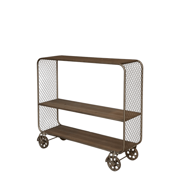 Hovedbilde Hylle / vogn på hjul med trehyller fra Chic Antique
