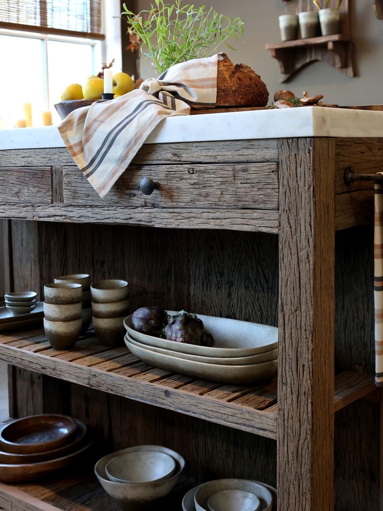 Grimaud Anrettings bord med marmorplate fra Chic Antique