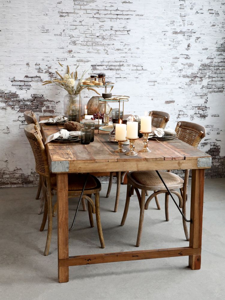 Grimaud trebord 200 cm lengde fra Chic Antique