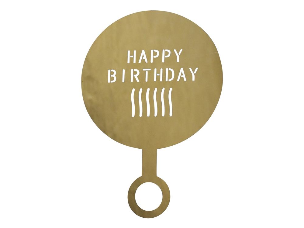 Kaffe Stencil Happy Birthday